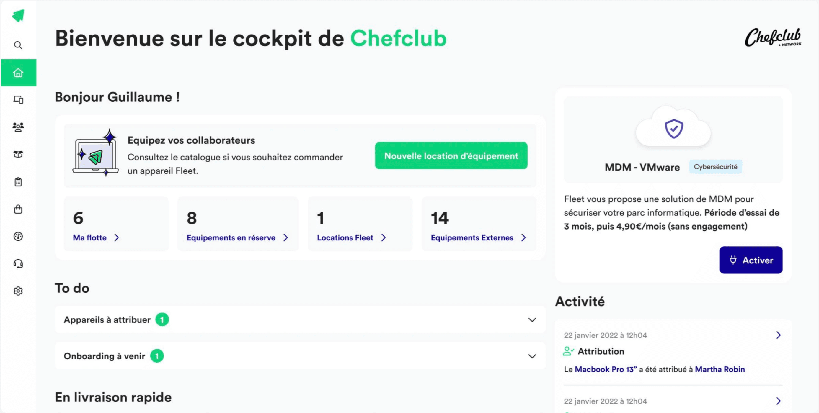 Avant le Design System Fleet